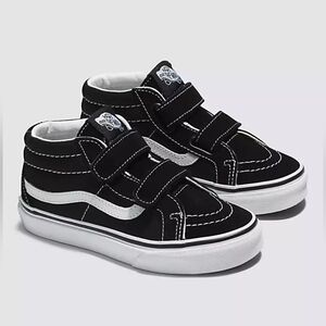 Vans Kids Sk8-Mid Reissue V Shoe VN00018T6BT Black/True White Width M